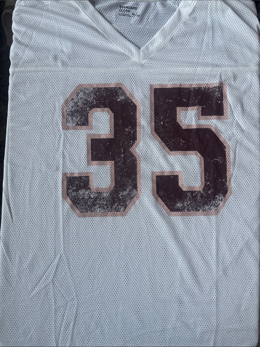 Standard Cloth Football Jersey Tee from Urban Outfitters (number 35)